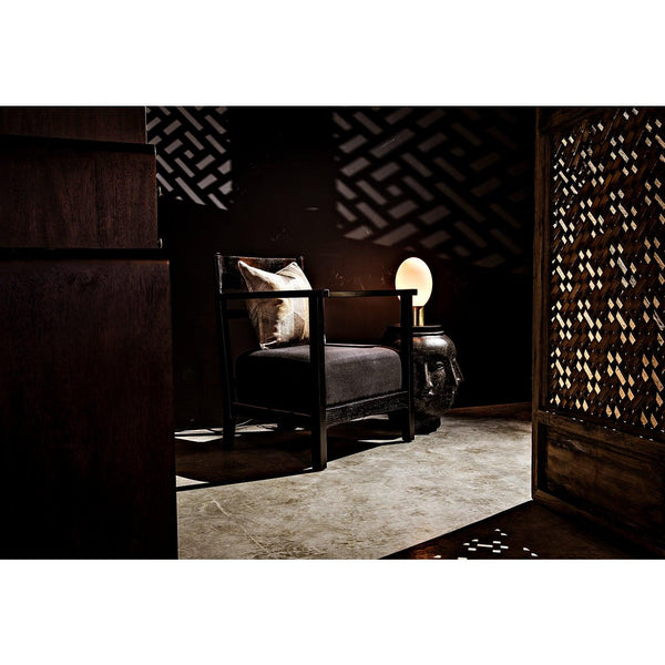 Multi-Face Stool, Black Fiber Cement-Noir Furniture-Blue Hand Home