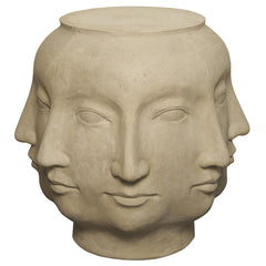 Noir Furniture Multi-Face Stool, Fiber Cement-Noir Furniture-Blue Hand Home