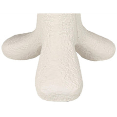 Laramy Side Table, White Fiber Cement