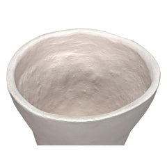 Vase, White Fiber Cement