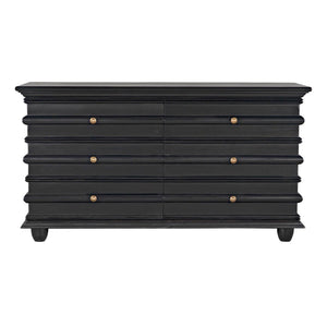 Ascona Chest, Hand Rubbed Black-Noir Furniture-Blue Hand Home