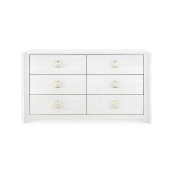 Villa & House - Audrey Extra Large 6-Drawer - White-Bungalow 5-Blue Hand Home