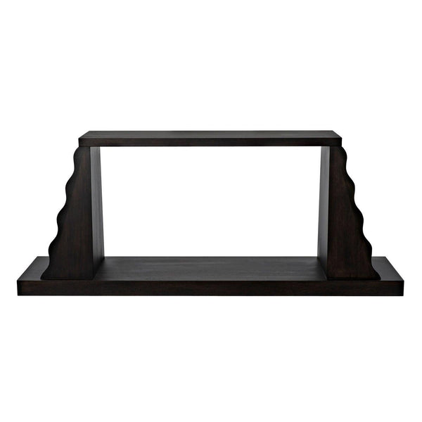 Noir Aurora Console, Ebony Walnut-Noir Furniture-Blue Hand Home