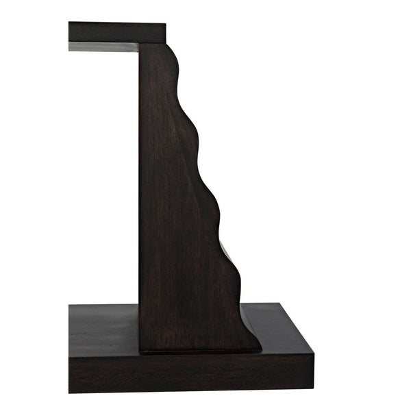 Noir Aurora Console, Ebony Walnut-Noir Furniture-Blue Hand Home
