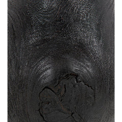 Samson Stool/Side Table, Burnt Black
