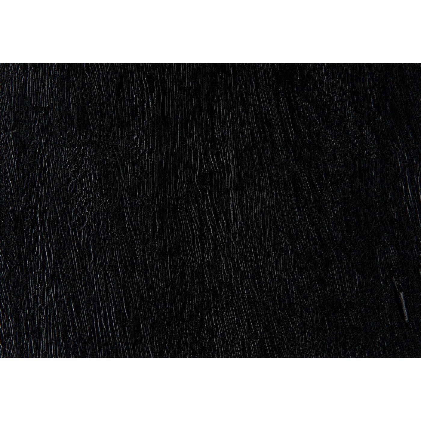 Sumo Stool, Black Burnt