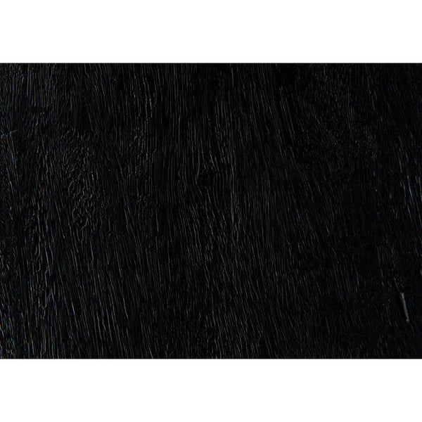 Sumo Stool, Black Burnt-Noir Furniture-Blue Hand Home