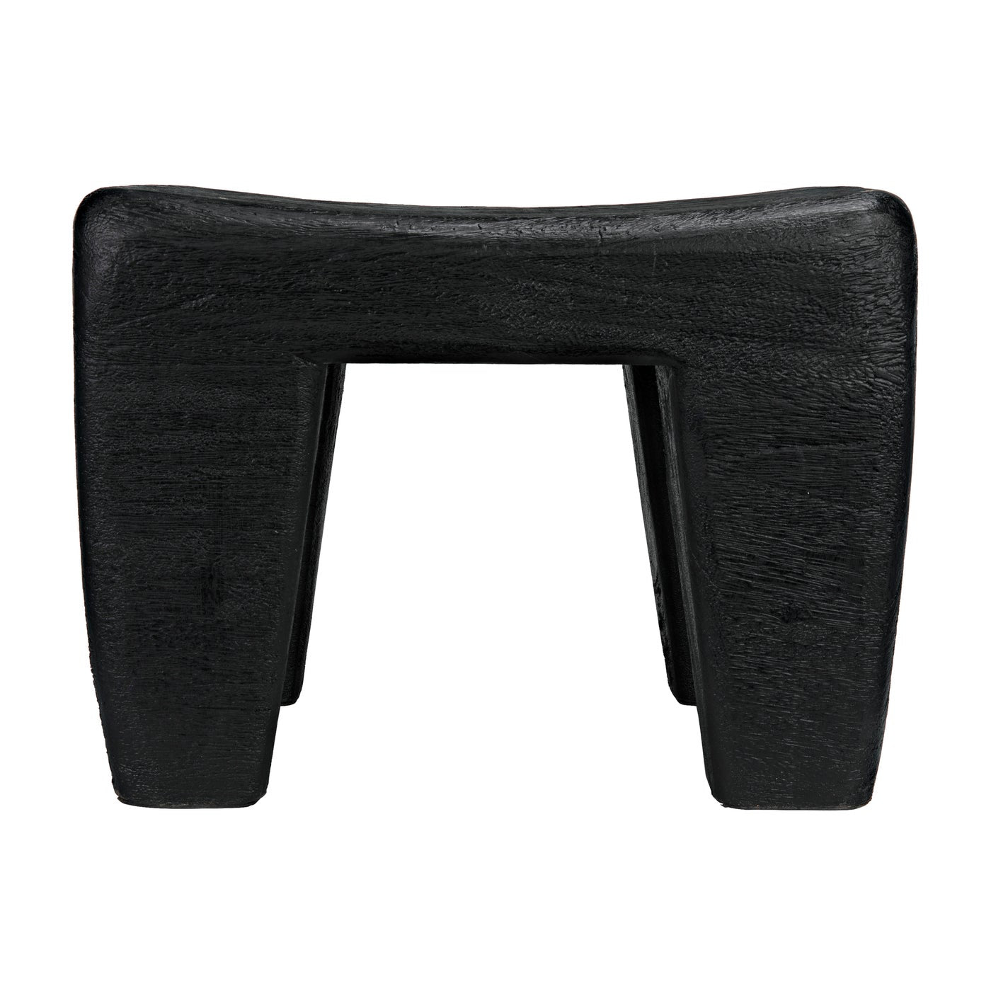 Sumo Stool, Black Burnt