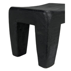 Sumo Stool, Black Burnt