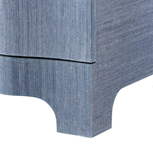 Villa & House - Bardot 3-Drawer Side Table In Navy Blue-Bungalow 5-Blue Hand Home