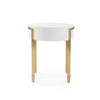 Villa & House - Bodrum Side Table, White-Bungalow 5-Blue Hand Home