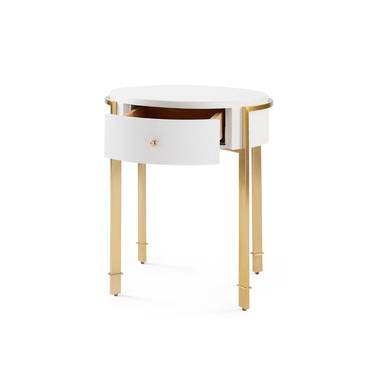 Villa & House - Bodrum Side Table, White-Bungalow 5-Blue Hand Home