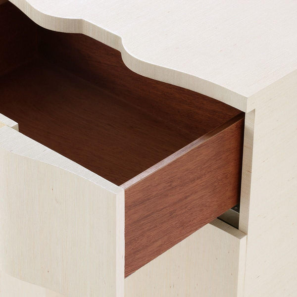 Villa & House - Bardot 3-Drawer Side Table In Natural-Bungalow 5-Blue Hand Home