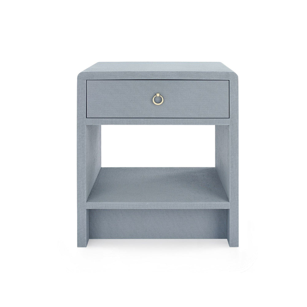 Villa & House - Benjamin 1-Drawer Side Table, Gray-Bungalow 5-Blue Hand Home