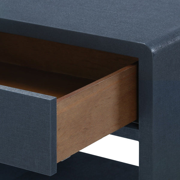 Villa & House - Benjamin 1-Drawer Side Table, Navy Blue-Bungalow 5-Blue Hand Home