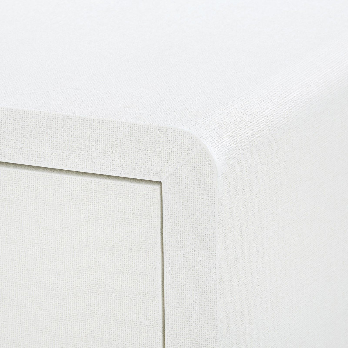 Villa &amp; House - Benjamin 1-Drawer Side Table, White Linen-Bungalow 5-Blue Hand Home