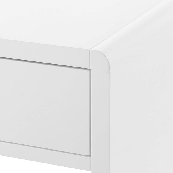 Villa & House - Benjamin 1-Drawer Side Table In White-Bungalow 5-Blue Hand Home