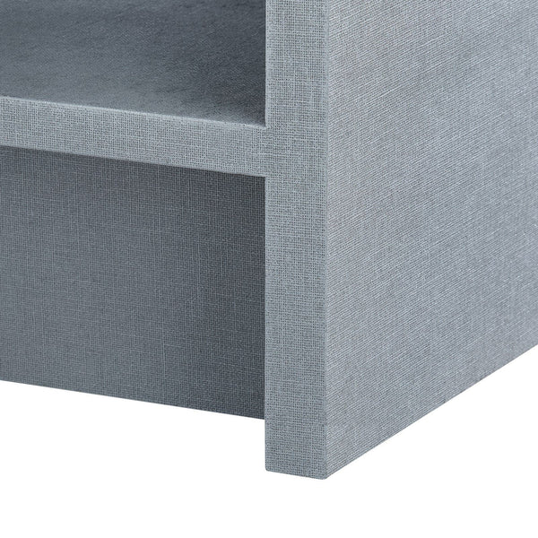 Villa & House - Benjamin 1-Drawer Side Table, Gray-Bungalow 5-Blue Hand Home