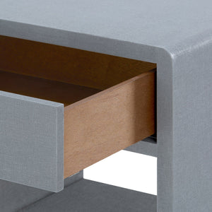 Villa & House - Benjamin 1-Drawer Side Table, Gray-Bungalow 5-Blue Hand Home