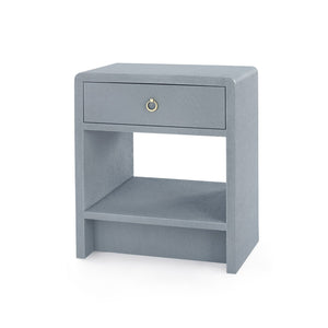Villa & House - Benjamin 1-Drawer Side Table, Gray-Bungalow 5-Blue Hand Home