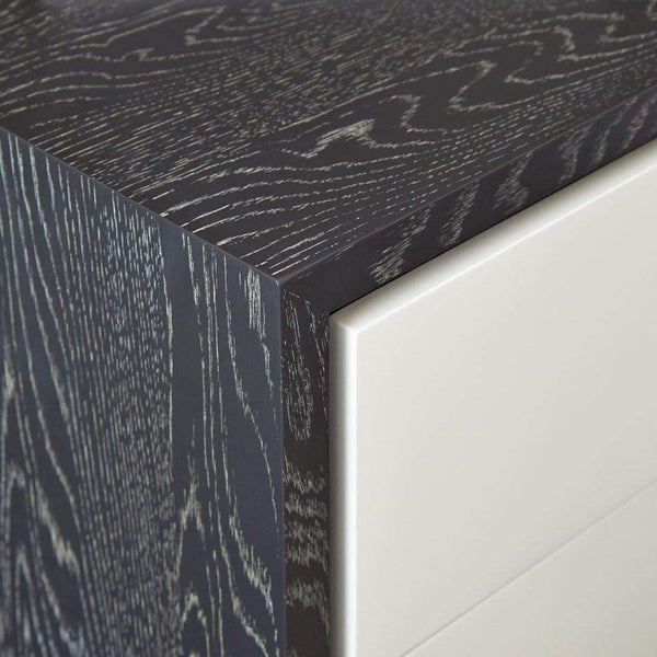 Villa & House - Berkeley 3-Drawer Side Table In Gray-Bungalow 5-Blue Hand Home