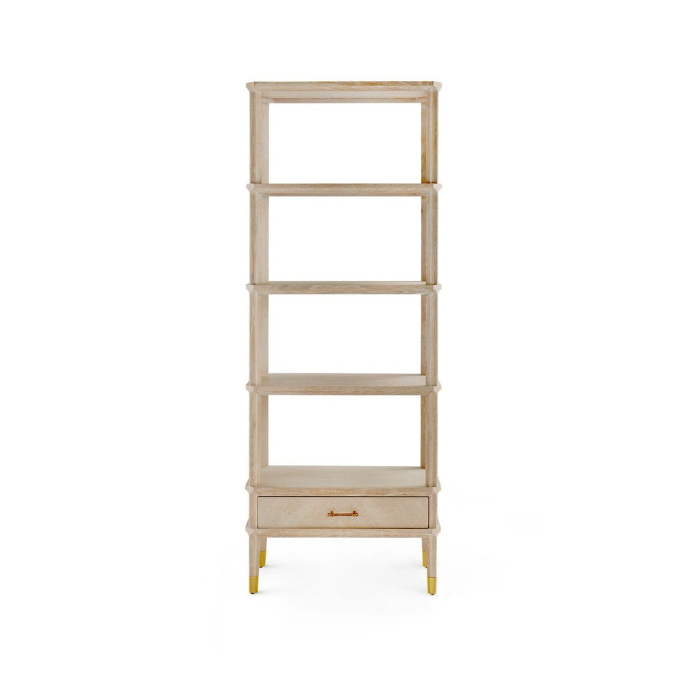 Villa & House - Bertram Etagere, Bleached Cerused Oak-Bungalow 5-Blue Hand Home