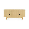 Villa & House - Beau 4-door Cabinet, Burl-Bungalow 5-Blue Hand Home