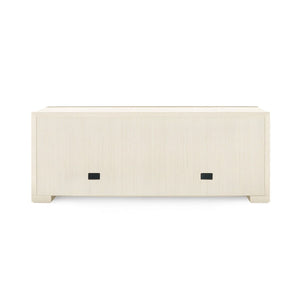 Villa & House - Blake 4-door Cabinet, Blanched Oak-Bungalow 5-Blue Hand Home
