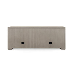Villa & House - Blake 4-door Cabinet, Taupe Gray-Bungalow 5-Blue Hand Home