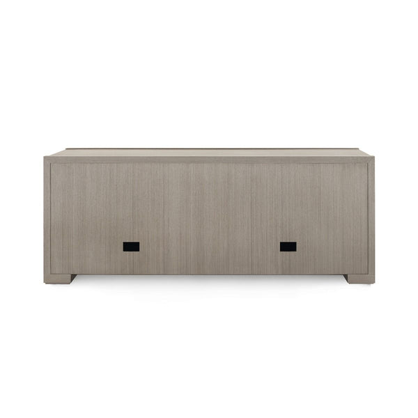 Villa & House - Blake 4-door Cabinet, Taupe Gray-Bungalow 5-Blue Hand Home
