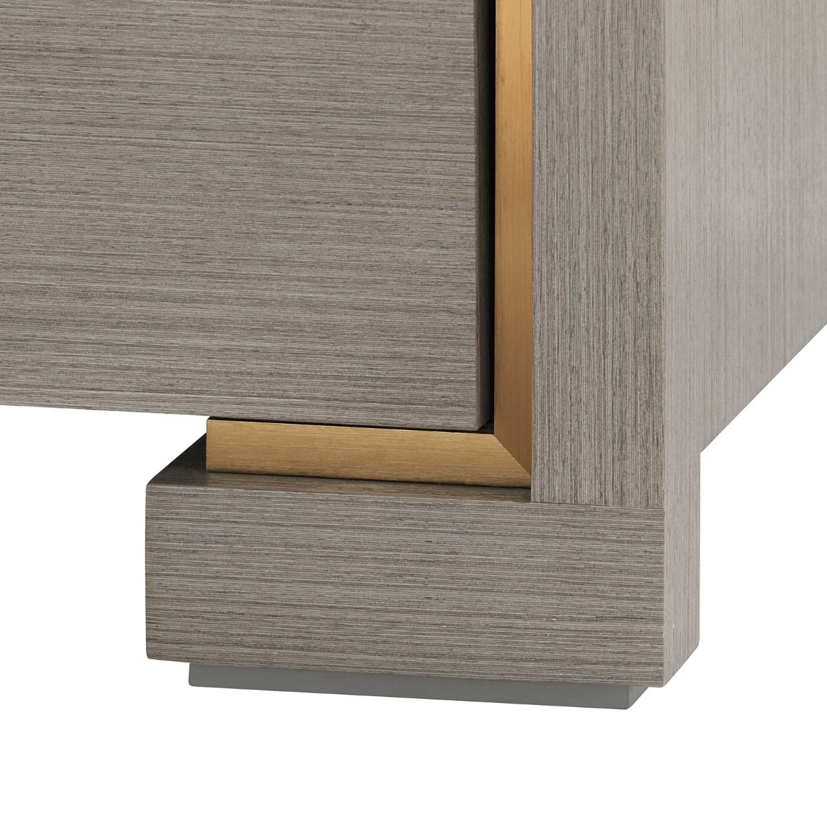Villa & House - Blake 4-door Cabinet, Taupe Gray-Bungalow 5-Blue Hand Home