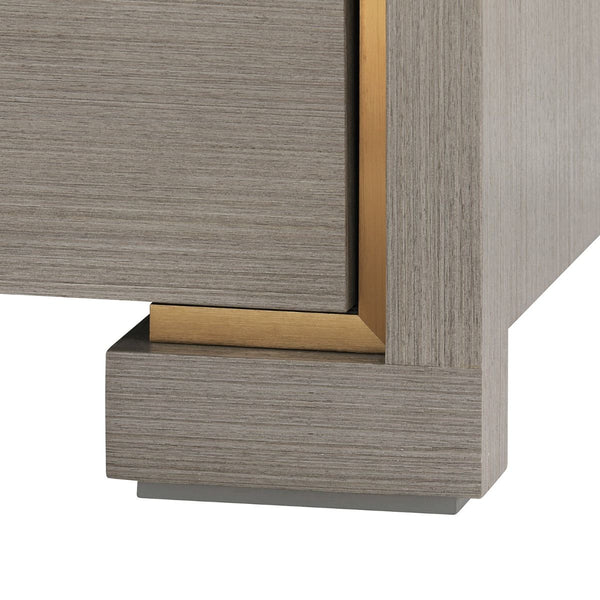 Villa & House - Blake 4-door Cabinet, Taupe Gray-Bungalow 5-Blue Hand Home