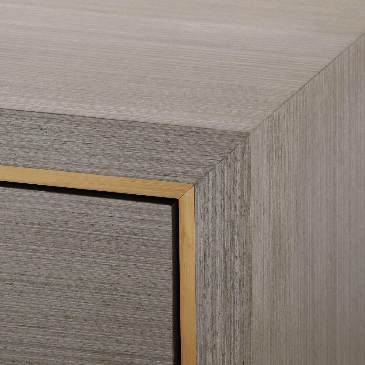 Villa & House - Blake 4-door Cabinet, Taupe Gray-Bungalow 5-Blue Hand Home