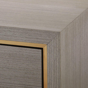 Villa & House - Blake 4-door Cabinet, Taupe Gray-Bungalow 5-Blue Hand Home