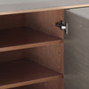 Villa & House - Blake 4-door Cabinet, Taupe Gray-Bungalow 5-Blue Hand Home