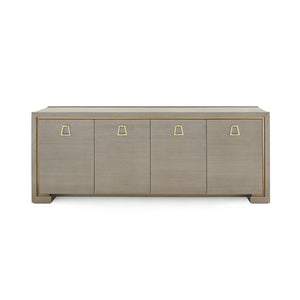 Villa & House - Blake 4-door Cabinet, Taupe Gray-Bungalow 5-Blue Hand Home