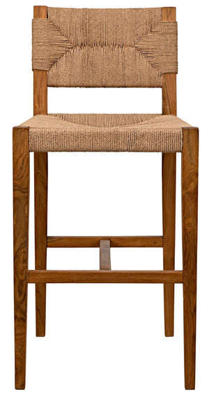 Bran Counter Stool-Noir Furniture-Blue Hand Home