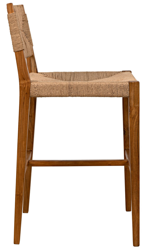 Bran Counter Stool-Noir Furniture-Blue Hand Home