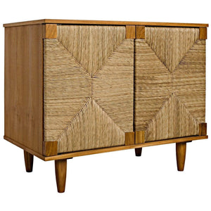 Noir Brook 2 Door Sideboard, Teak-Noir Furniture-Blue Hand Home