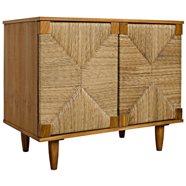 Noir Brook 2 Door Sideboard, Teak-Noir Furniture-Blue Hand Home