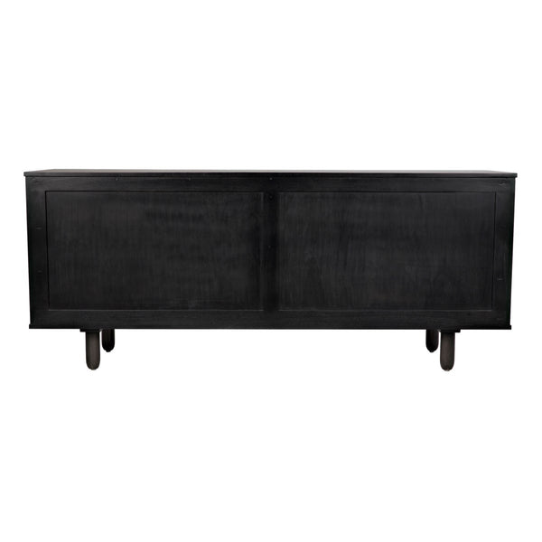 Noir Brook 4 Door Sideboard, Pale-Noir Furniture-Blue Hand Home