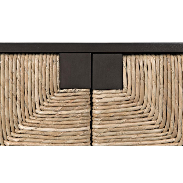 Noir Brook 4 Door Sideboard, Pale-Noir Furniture-Blue Hand Home