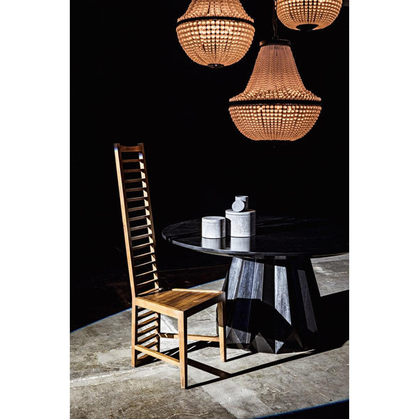Noir Furniture Brosche Dining Table, HB-Noir Furniture-Blue Hand Home