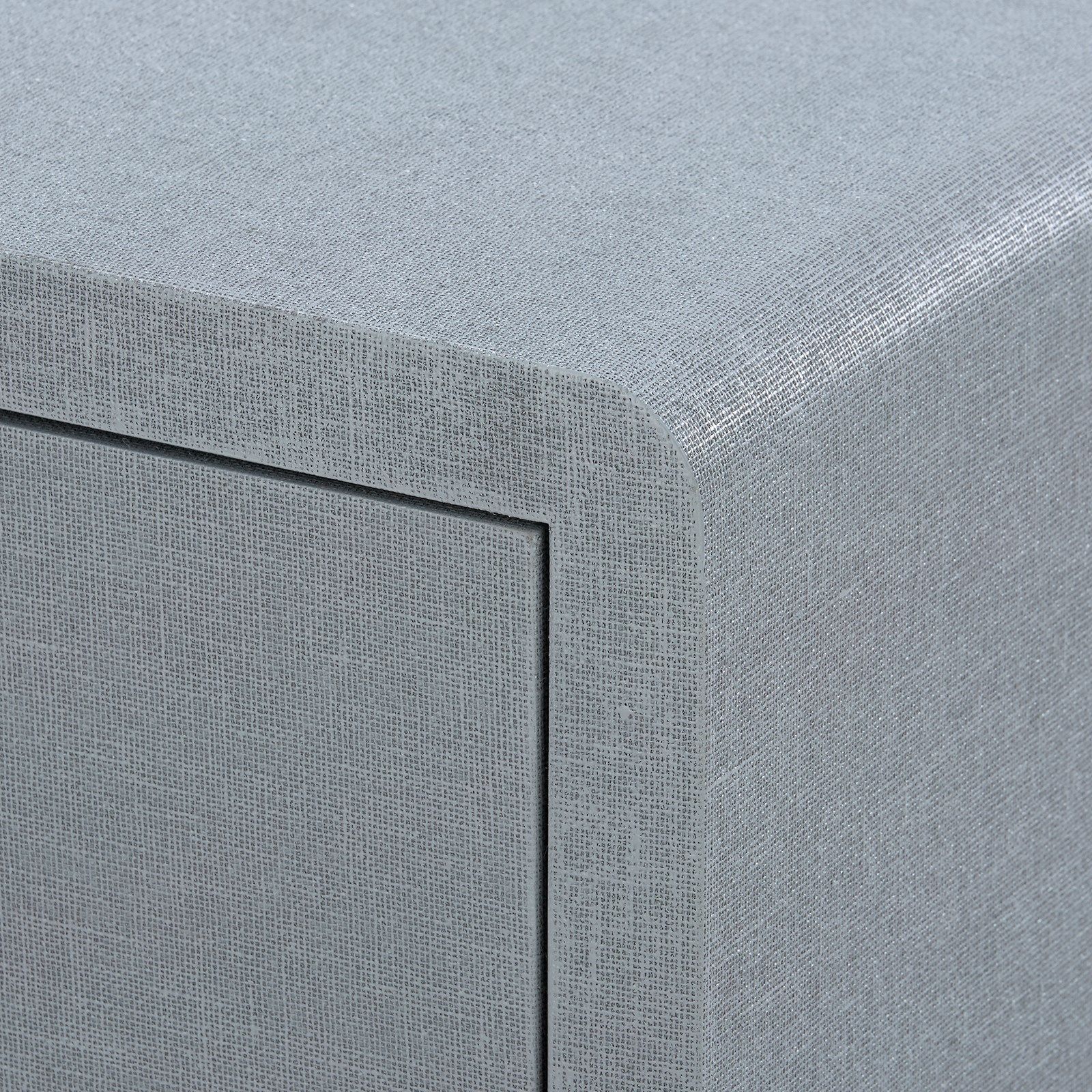 Villa & House - Bryant 3-drawer Side Table, Gray-Bungalow 5-Blue Hand Home