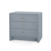 Villa & House - Bryant 3-drawer Side Table, Gray-Bungalow 5-Blue Hand Home