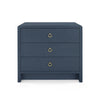Villa & House - Bryant 3-drawer Side Table, Navy Blue-Bungalow 5-Blue Hand Home