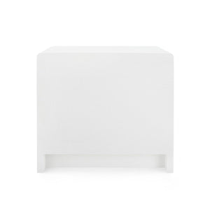 Villa & House - Bryant 3-drawer Side Table, White Linen-Bungalow 5-Blue Hand Home
