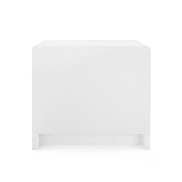 Villa & House - Bryant 3-drawer Side Table, White Linen-Bungalow 5-Blue Hand Home
