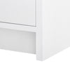 Villa & House - Bryant 3-drawer Side Table, White Linen-Bungalow 5-Blue Hand Home