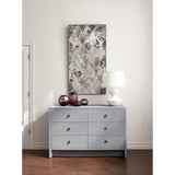 Villa & House - Bryant Extra Large 6-Drawer, Gray-Bungalow 5-Blue Hand Home